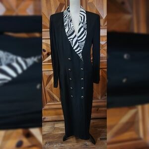 Danny & Nicole Vintage Tuxedo Dress